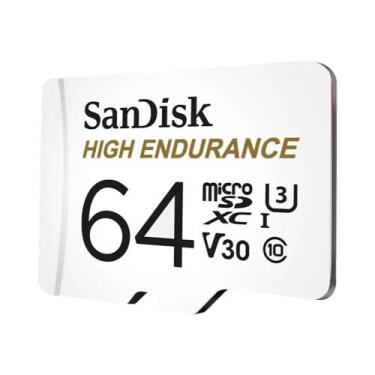 Imagem de Cartão De Memória SanDisk microSD C10 U1 Full HD 4K De 32GB 64GB 128GB