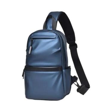 Imagem de Bolsa de peito multifuncional masculina, à prova de salpicos, membrana