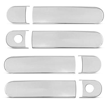 Imagem de Aplique Cromado para Maçaneta Externa da Porta Gol Parati G3 G4 4 Portas