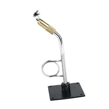 Imagem de Torno de mosca pequena Liga de alumínio de pesca Moscas ferramenta de amarração de equipamento DIY Lure Fazendo Teasers Acessório de