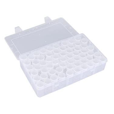 Imagem de Entatial Organizador de miçangas, leve, amplamente utilizado, conveniente e fácil de usar, recipientes de armazenamento de pintura para armazenar pílulas e armazenar joias