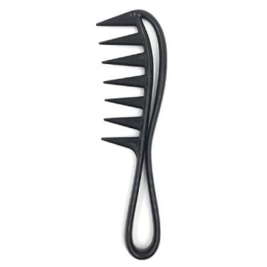 Imagem de jinyi2016SHOP Pente de cabelo com dentes largos, pente de cabeleireiro cacheado, massageador para cabeleireiro, ferramenta de penteados para mulheres