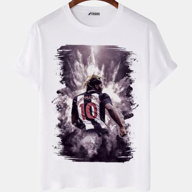 Imagem de Camiseta masculina Stallone Cobra Filme Desenho Arte Camisa Blusa Branca Estampada