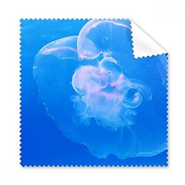 Imagem de Jellyfish Pano de limpeza de tela de telefone azul oceano água ciência natureza 5 peças