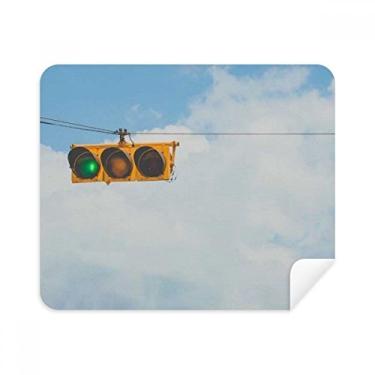 Imagem de Pano de limpeza azul, branco, céu, vermelho, verde, 2 peças, tecido de camurça