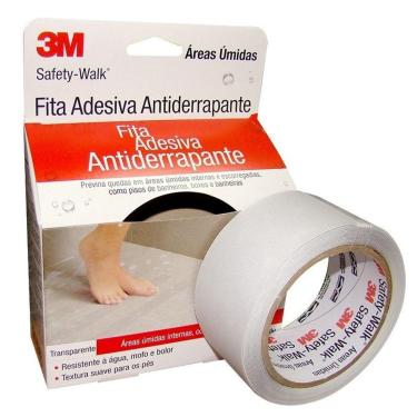 Imagem de Fita Antiderrapante Transparente Banheiro Areas Umidas 3M