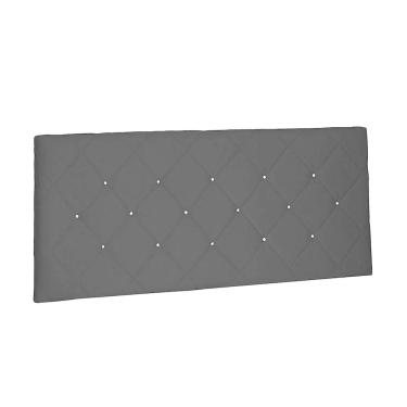 Imagem de Cabeceira Painel Tânia Queen 160cm Suede Preto