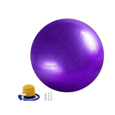 Imagem de Bola Suiça Bravus Sport Para Pilates + Bomba De Ar 65Cm