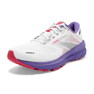 Imagem de Brooks Adrenaline GTS 22 White/Coral/Purple 9.5 B (M)