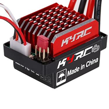 Imagem de Wemay 60A ESC RC Car ESC Escovado Controlador de velocidade elétrico 6V / 2A BEC Substituição para 1/10 RC Car TRX-4 Trx-6 D90 HSP Redcat RC 4WD Tamiya Axial SCX10 HPI DIY RC Car