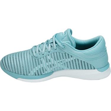 Imagem de ASICS Women's fuzeX Rush Adapt Running Shoe Porcelain Blue/White/Smoke Blue 6 (S)