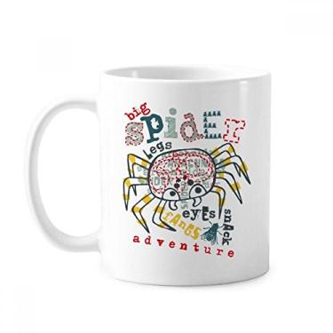 Imagem de Caneca Discover World Spider Adventure com estampa de cerâmica para café e porcelana