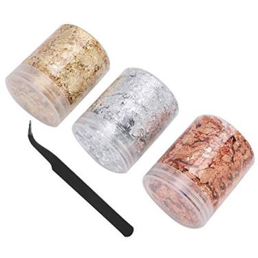 Imagem de Folha de cobre para unhas, não comestível, folha de ouro, para produção de joias de resina, viscose, arte de unhas, tinta acrílica