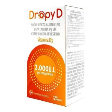 Imagem de Dropy D  Vitamina D 2.000 Ui 30 Cprs Revestido - Neoquimica - Formulab