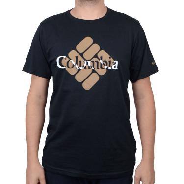 Imagem de Camiseta Masculina Columbia Logo Tee Black - 199103