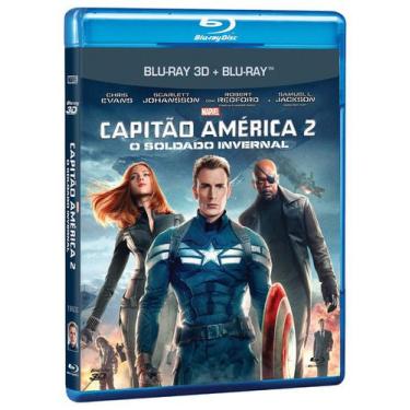Imagem de Capitão América Soldado Invernal - Blu Ray + 3D Ação - Marvel