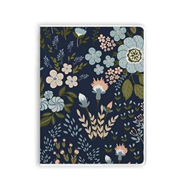 Imagem de Caderno de tinta para plantas com flores selvagens, capa de goma, Caderno de Anotação