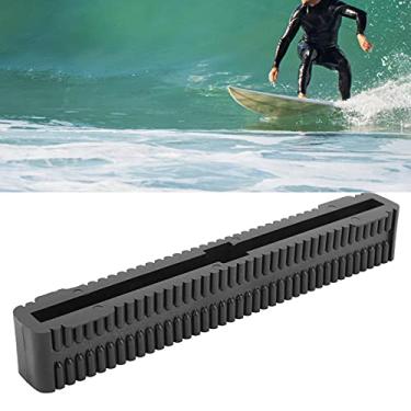 Imagem de Voluxe Caixa de quilhas para prancha de surf, caixa de quilhas longboard PVC prática e elegante para pranchas de windsurf (preta)