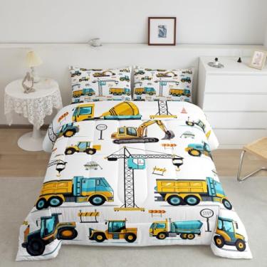 Imagem de Erosebridal Jogo de cama infantil com estampa de desenho animado, amarelo, azul, 1 fronha