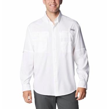 Imagem de Columbia Men's Plus Tamiami II Long Sleeve Shirt, White - XX-Large