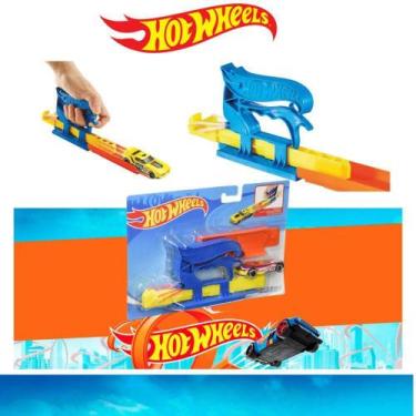 Imagem de Hotwheels lancador de carrinhos basico com  um carro. - Mattel