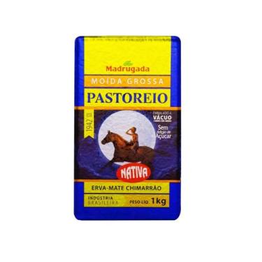 Imagem de Erva mate Chimarrão MADRUGADA PASTOREIO MOIDA GROSSA 1kg