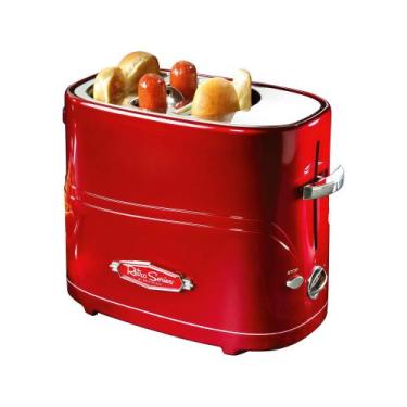 Imagem de Torradeira Pop-Up 2 em 1 para Hot Dog e Outros Alimentos - Estilo Retr