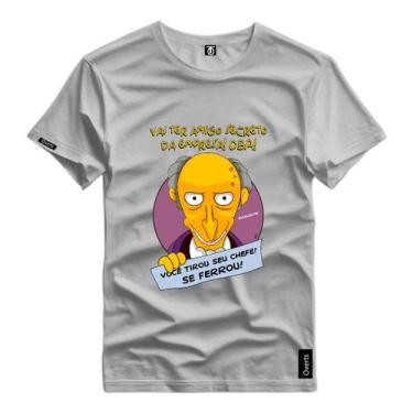 Imagem de Camisa Masculina Personalizada Frases Meme Os Simpson Camiseta Premium