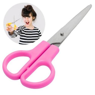 Imagem de Tesoura Inox Escolar Infantil Capa Protetora Menina Menino - Rpires, R