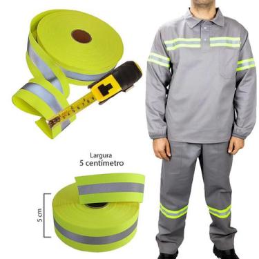 Imagem de FITA FRISO REFLETIVA AMARELO 50MM - 5mts - Inneo Brasil