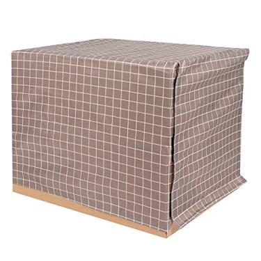 Imagem de Capa de caixa de caixa de cães Cffuvros, capa de canil de tecido oxford pesado, gaiola de cão à prova de poeira CAGA DE PETURA DE PETURO DE PETO AO ANTIME (S: 24 polegadas)