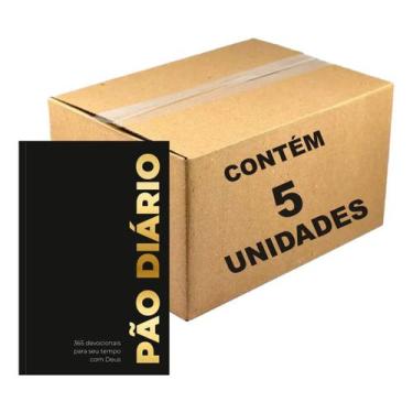 Imagem de Kit 5 livros pão diário vol. 29  devocional ano 2026 - capa preta - PU