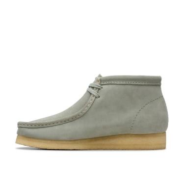 Imagem de Clarks Bota masculina Wallabee Chukka, Camurça azul, 42