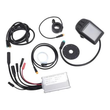 Imagem de Kit de Conversão de Bicicleta Elétrica, Kit de Painel de Exibição do Controlador de Scooter Elétrico Com Sensor de Assistência de Pedal de Acelerador de Polegar 1 a 2 Cabos