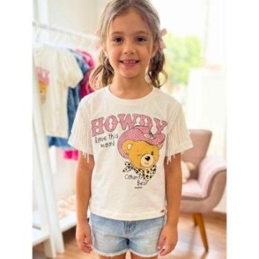 Imagem de Blusa Com Franjinhas Country Ursinho Strass Momi-Feminino