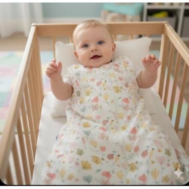 Imagem de Saco de dormir inverno bebê com manga dupla face G - Malubaby