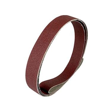 Imagem de 2 pces cintas de lixa abrasivas papel de lixa, 240,h