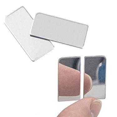 Imagem de 2 peças Vgoohobby espelho retrovisor de metal RC simulação de carro compatível com Traxxas TRX-4 Defender 1/10 RC Crawler Car