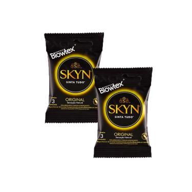 Imagem de Kit 2 Pacotes Preservativo SKYN C/ 3 Unidades Cada