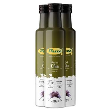 Imagem de Kit 3 Óleo de Chia Extra Virgem Pazze 250ml
