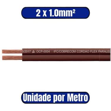 Imagem de Cordão Paralelo 2 X 1.0mm² Marrom Marrom - (VALOR REFERENTE AO METRO) 