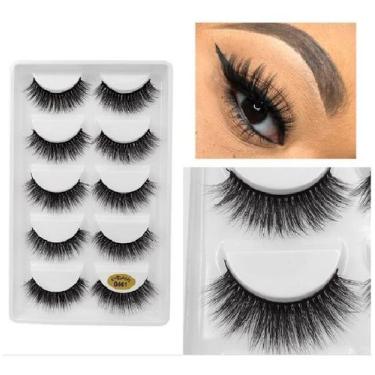Imagem de Cílios Postiços G5-g6-g8 Mink 5 Pares - Eyelash, G601