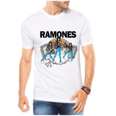 Imagem de Camisa-camiseta Ramones Banda de rock Punk Rock T-Shirt Blusa unissex 