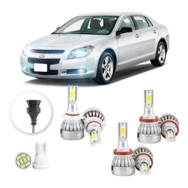 Imagem de Lampada Led Chevrolet Malibu 2010 A 2013 Hb3 H11 H11 20000lm - V10, Br