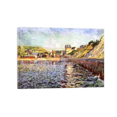 Imagem de Paul Signac Famosas Pinturas-Impressas em Tela-Porta 6-Moderno Pôster Decoração Sala de Estar e Quarto 50x70cm20x27in Tela Embrulhada