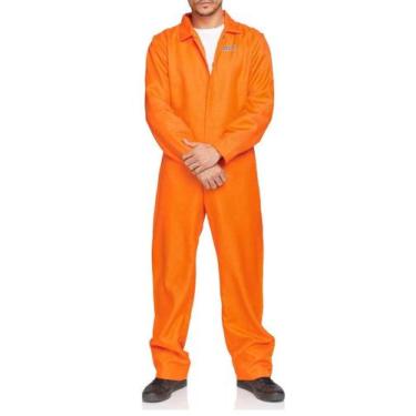 Imagem de Macacão Prisoner Springcmy Adult Jail Halloween