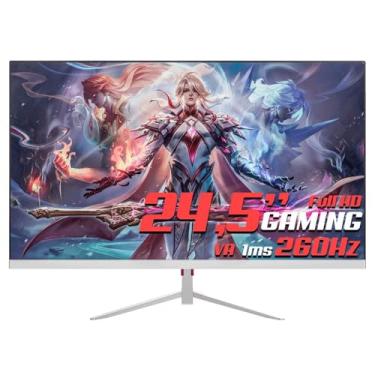 Imagem de Monitor Gamer Superframe Precision, 24,5 Pol, Full Hd, Va, 1ms, 260hz, Freesync/g-sync, Hdmi/dp, Branco, Sfpfw-24260-fhd