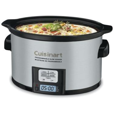 Imagem de Panela de Arroz Elétrica, Fogão Lento Programável de 3,5 litros, 110v, CUISINART PSC 350C, Prateado
