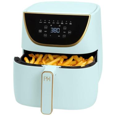 Imagem de Paris Hilton Air Fryer 8 em 1, Capacidade de 5,7L, Sem PFAS, Tela Touchscreen, 1700W, Cor Aqua