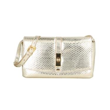 Imagem de Bolsa Tiracolo Luiza Barcelos 77771338 Cor:Dourado, Dourado